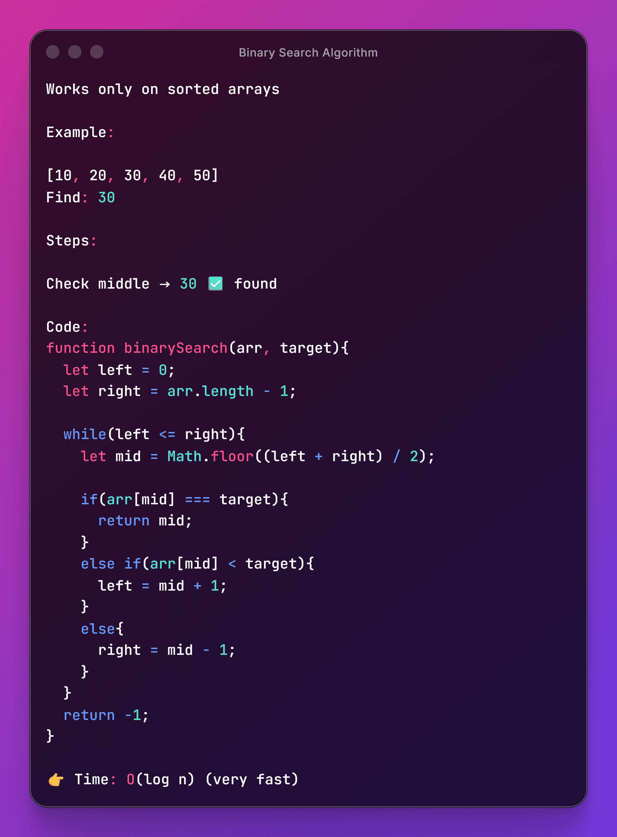 Binary Search